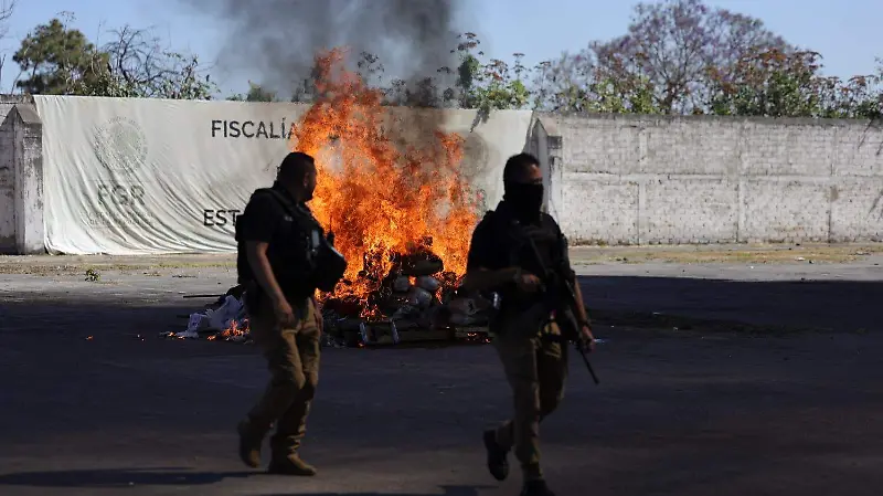 Incineración drogas 